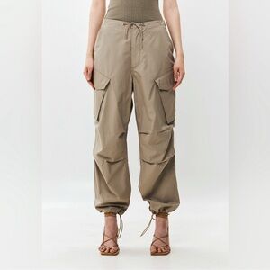 Agolde Ginerva Cargo Pants in Drab Khaki